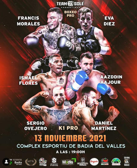 Cartell de la vetllada de boxa