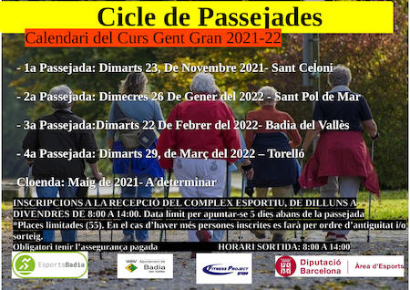 Cartell de les activitats