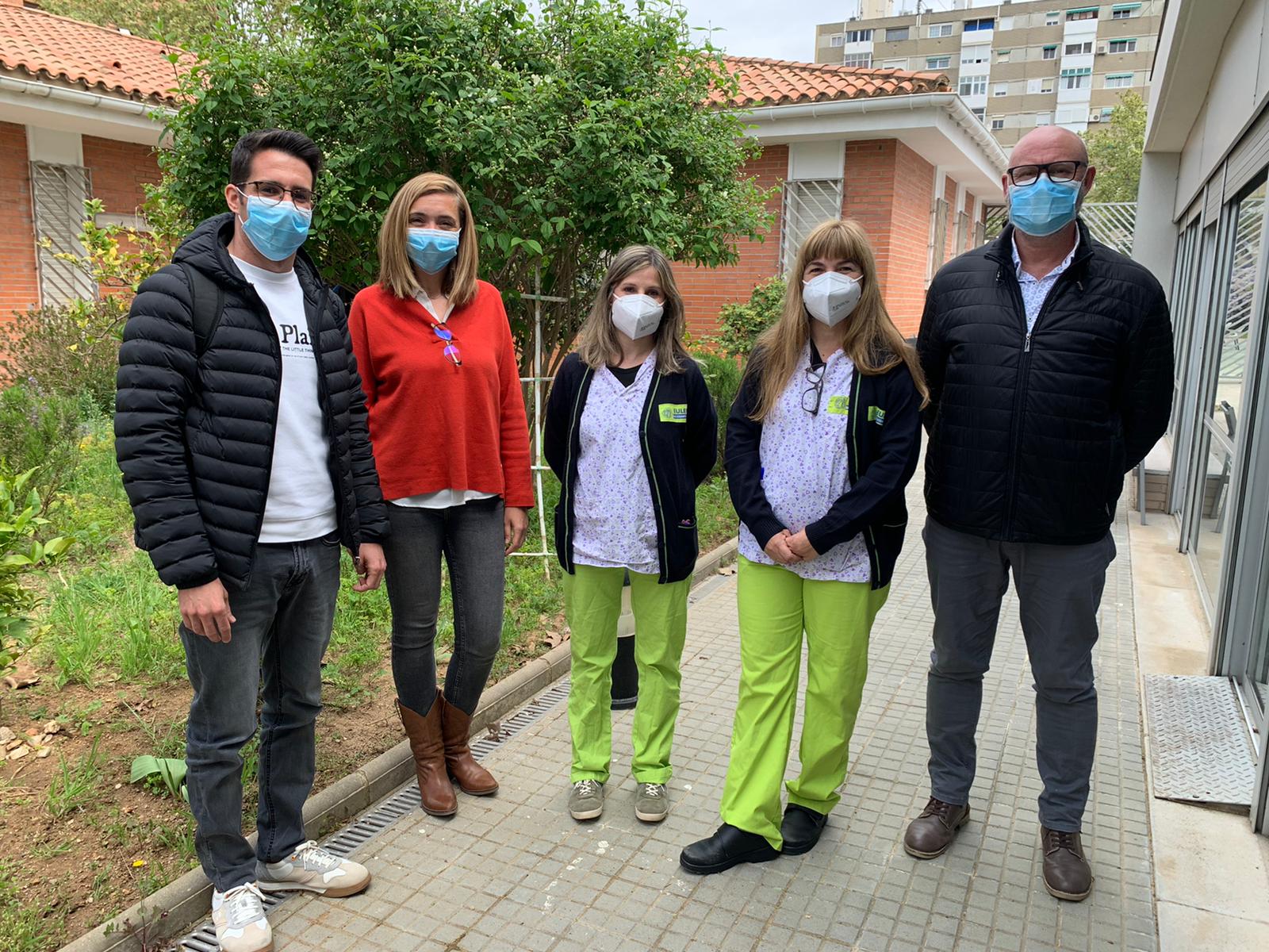 Reuni de treball de lAjuntament amb el Centre de Dia per a la Gent Gran