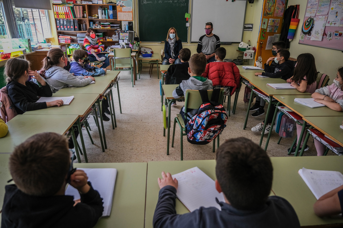 Visita al grup 3r C de Primria de lEscola La Jota