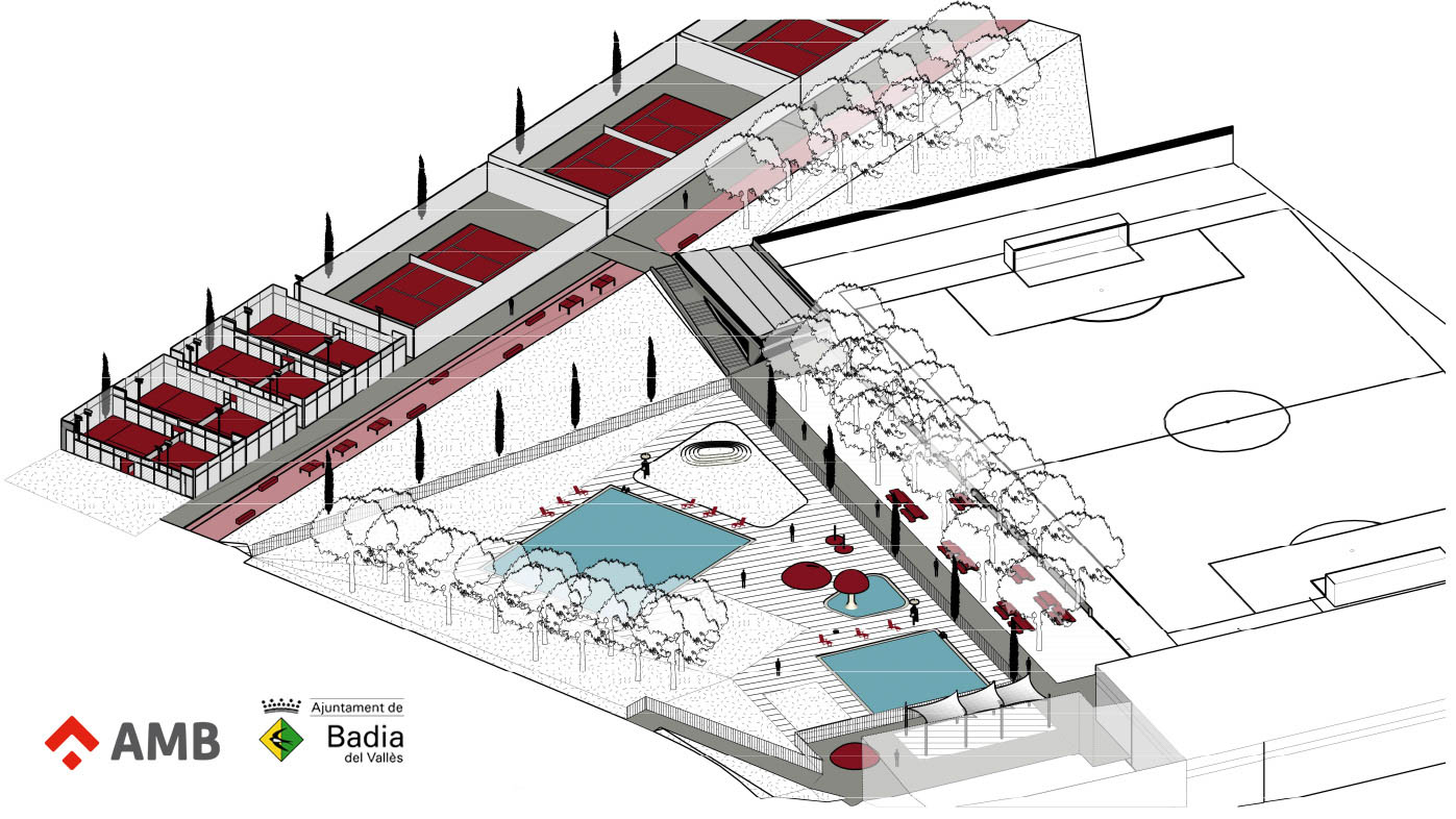 Projecte de reforma del Poliesportiu Municipal d'Av. Tibidabo