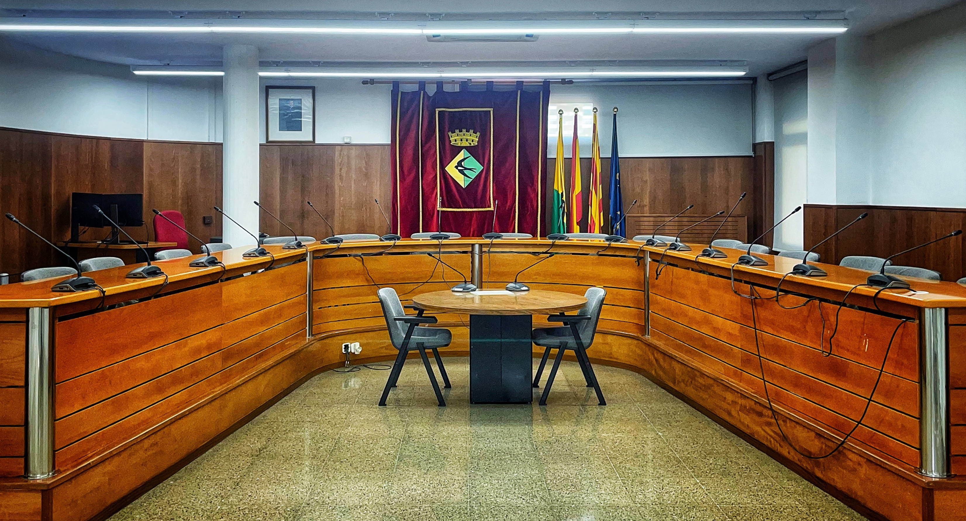 Sala de Plens de l'Ajuntament de Badia del Vallès