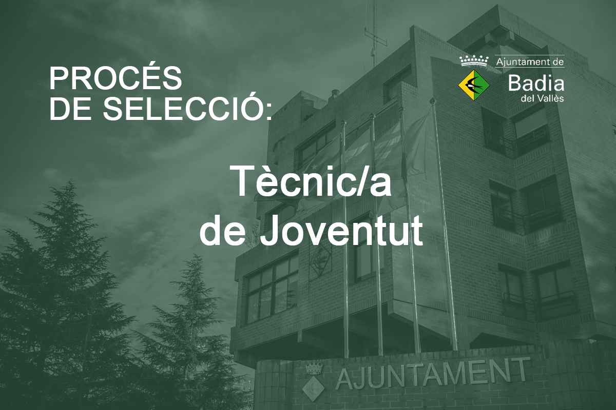 Procs selectiu dun/a tcnic/a de Joventut