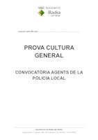 Prova de cultura general