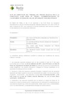 Acta de constitució del tribunal del procés selectiu per a la constitució d´una bora de treball d´administratius/ves de l´Ajuntament de Badia del Vallès, mitjançant concurs-oposició