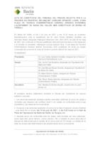 Acta de constitució del tribunal del procés selectiu per a la provisió en propietat, mitjançant concurs oposició lliure, d´una plaça de tècnic/a d´Administració General (branca Economia) amb constitució de borsa de treball