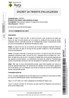 decret aprovant esgotament de la borsa de treball d´educadors/es socials, del procés de selecció per a la creació i/o constitució d´una borsa de treball, mitjançant concurs i entrevista personal, de treballadors/es socials i educadors/es socials