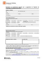 Sol·licitud transferència bancària