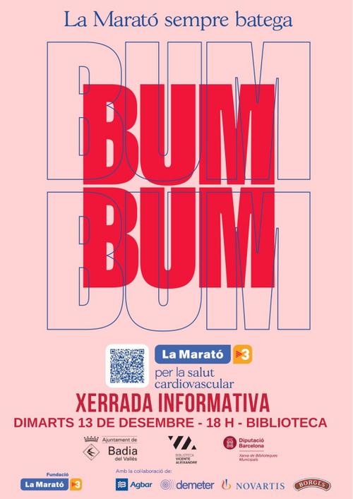 Cartel de la xerrada