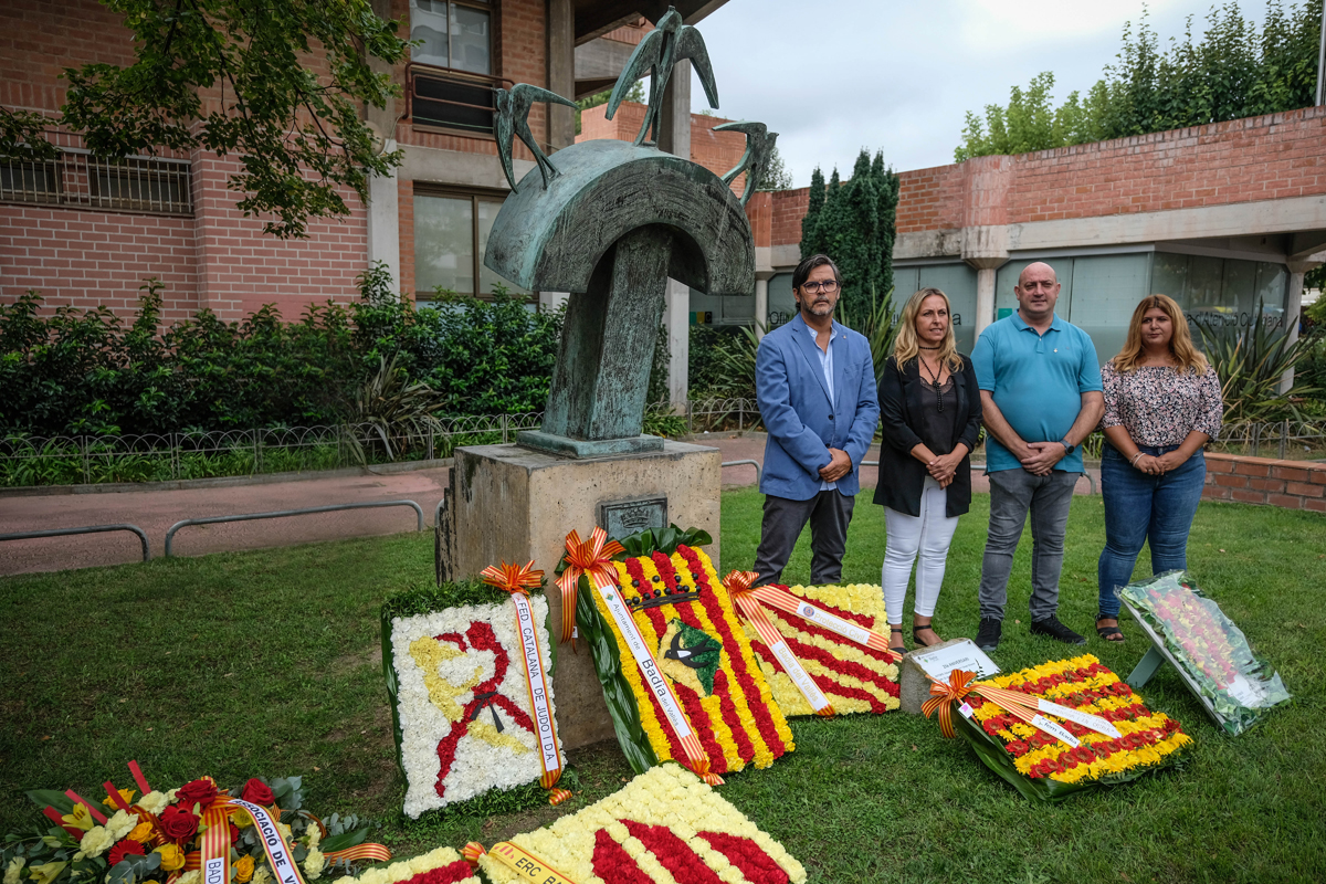 Ofrena floral per commemorar la Diada de Catalunya