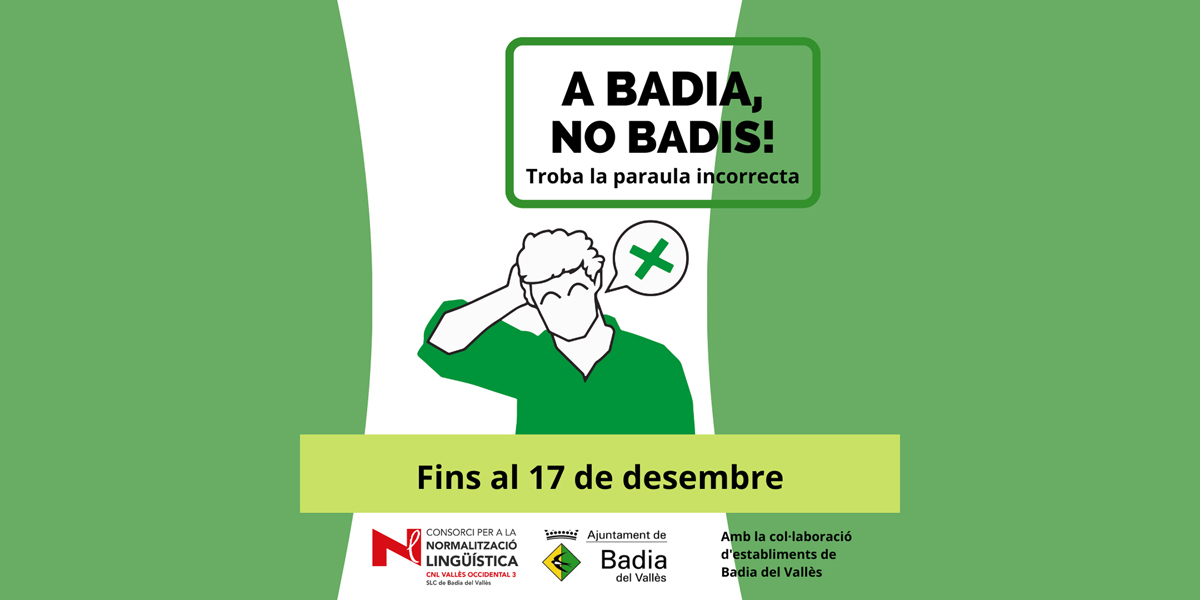 Segona edició del concurs A Badia, no badis!, als comerços de Badia del Vallès