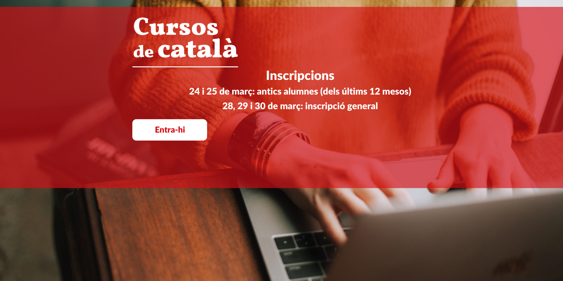 El Servei Local de Catal de Badia inicia la matrcula per als cursos de catal per a persones adultes del perode abril-juny 2022