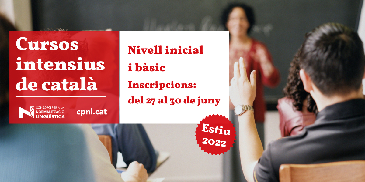 El Servei Local de Catal de Badia obre la matrcula per als cursos de catal intensius de lestiu