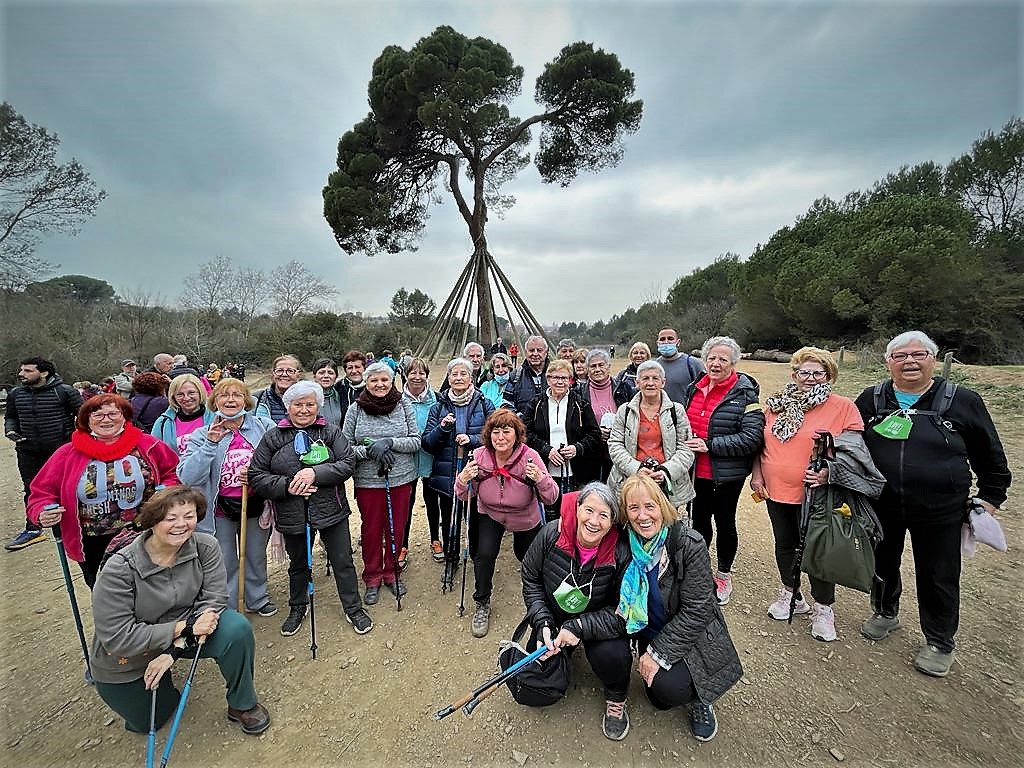 Badia, amfitriona de la passejada a Collserola per a la gent gran