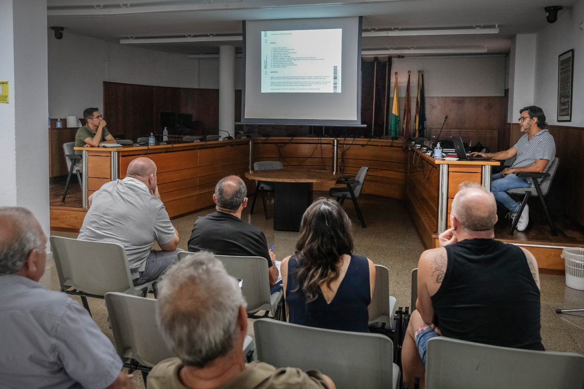 LAjuntament enllesteix els plecs de condicions per a lassistncia tcnica de lencapsulament i la retirada de lamiant i els presenta a la Comissi de lAmiant