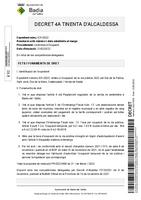 Decret relatiu a l´ocupació de via pública l´any 2022 pel Dia de la Palma, Sant Jordi, Dia de la Mare, Castanyada i venda de Nadal