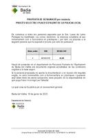 Proposta de designació per renúncia