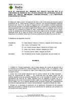 Acta de constitució del tribunal del procés selectiu per a la cobertura en propietat de 3 places d'agent de la Policia Local de Badia del Vallès, mitjançant concurs-oposició, i la constitució d'una borsa de treball