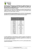 Diligència de resultats de la entrevista personal del cinquè exercici i convocatòria del sisè exercici