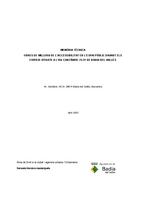 Projecte de les obres per a la millora de l'accessibilitat en l'espai públic davant els edificis situats a l´av. Cantàbric 25-31