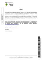 Anunci en el Butlletí Oficial de la Província de l´aprovació inicial del projecte i documentació annexa de les obres corresponents a la rehabilitació i mesures de millora energètica de la coberta del Mercat municipal