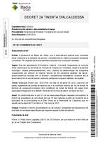 Resolució aprovant la llista provisional de persones admeses i excloses al procés de selecció d'urgència d'un/a tècnic/a de Prospecció-Orientació i constitució de borsa de treball