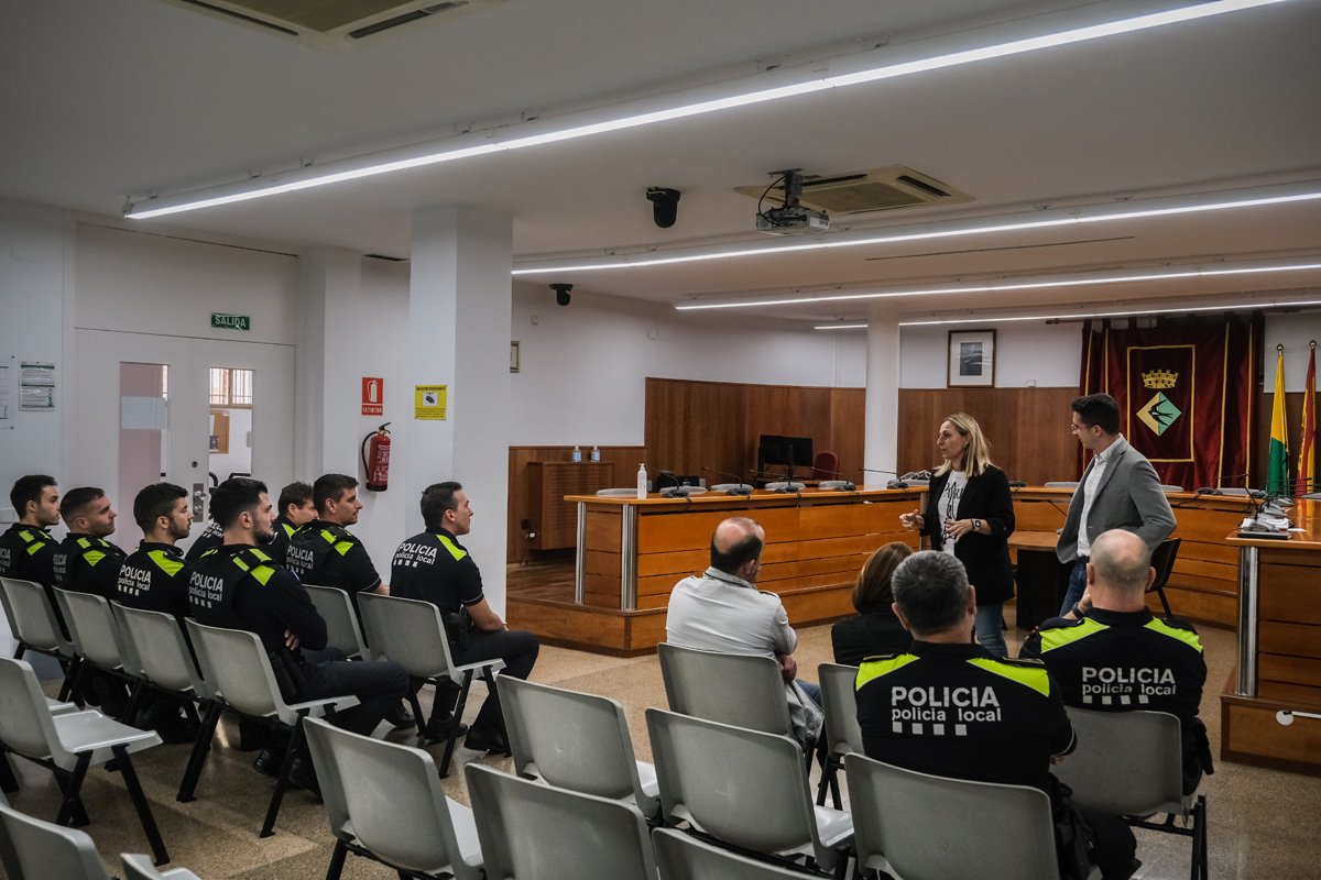 Recepci als agents de la Policia Local