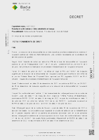 Decret de convocatòria del procés selectiu de tècnic/a superior arquitecte/a mitjançant concurs oposició