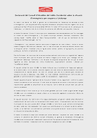Declaració sobre la sequera del Consell d'Alcaldies del Vallès Occidental
