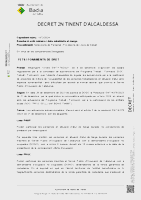 Decret del procés de selecció àgil i abreujat de 2 oficials/es de manteniment, 2 operaris/ries de neteja viària i 2 recepcionistes-controladors/res