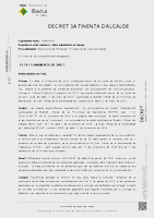 Decret relatiu a l'aprovació de la llista definitiva de les persones admeses del procés selectiu, mitjançant concurs-oposició, d'una plaça d'administratiu/va