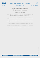 Publicació de l´extracte de convocatòria en el BOE