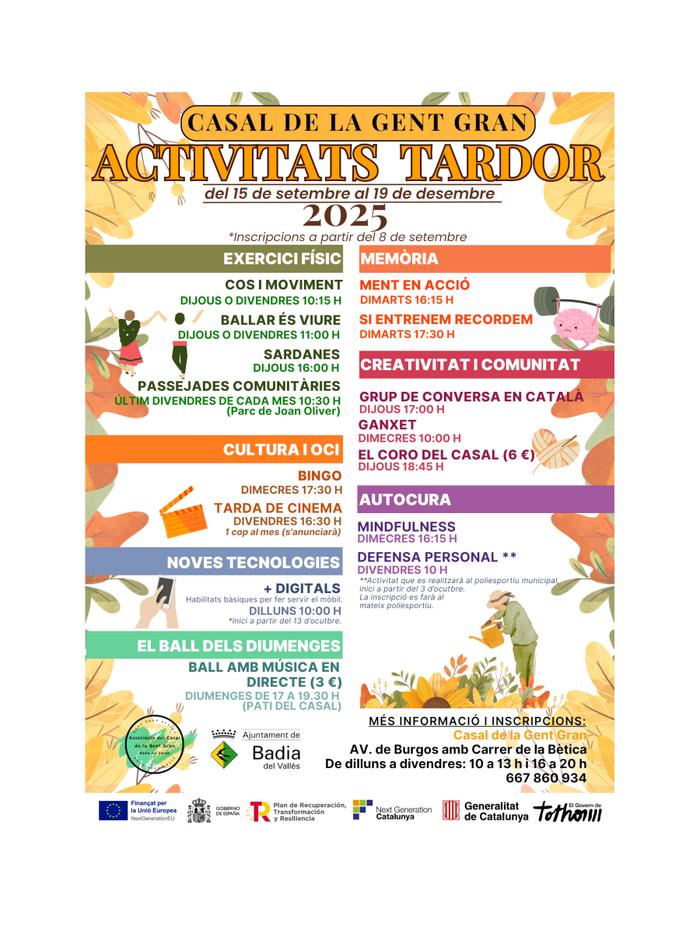 Cartell de l'activitat