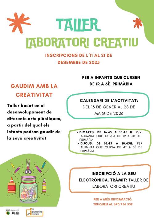 Cartell de l'activitat