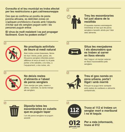 Informaci&oacute; sobre la pesta porcina