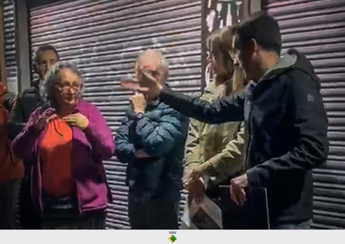 Presentaci als vens i venes de les obres de millora de laccessibilitat a Av. Cantbric 33-41