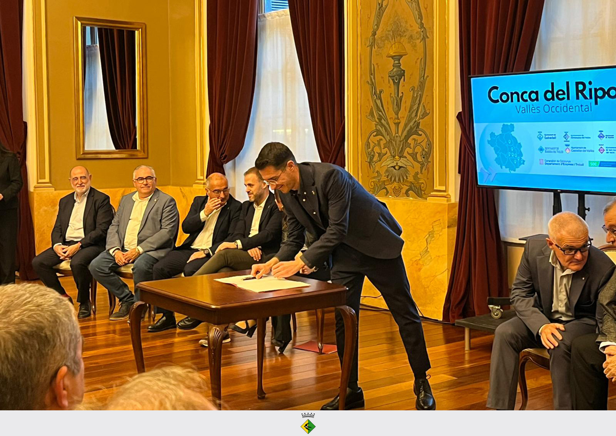 Badia signa lacord per impulsar locupaci als municipis de la Conca del Ripoll