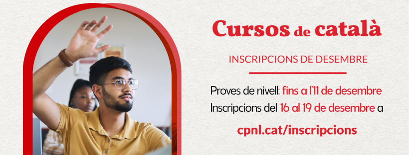 Inscripci als cursos de catal per a persones adultes del trimestre gener-mar 2026