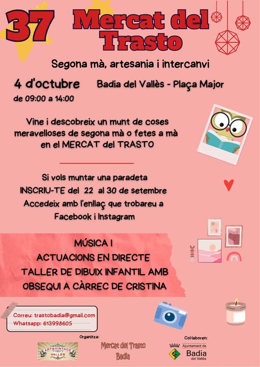 Cartell de les activitats