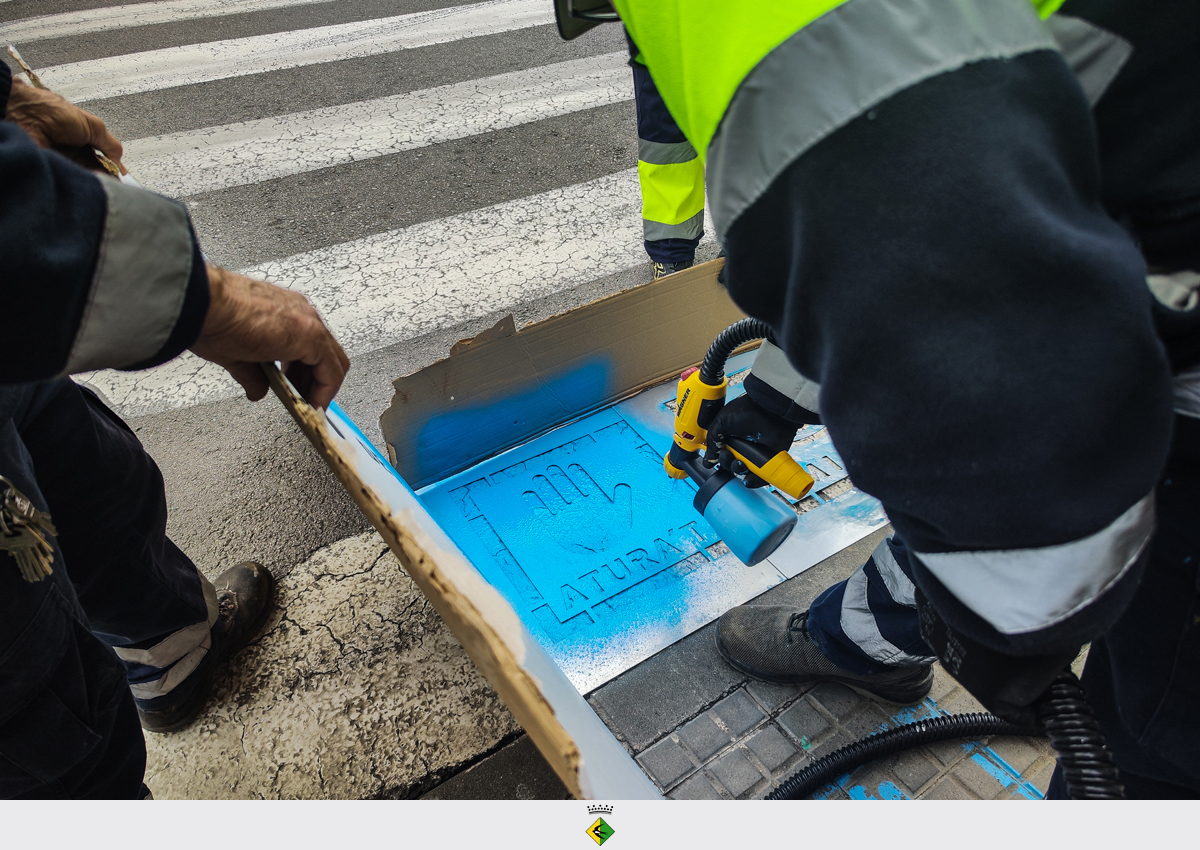 Pictogrames accessibles als passos de vianants