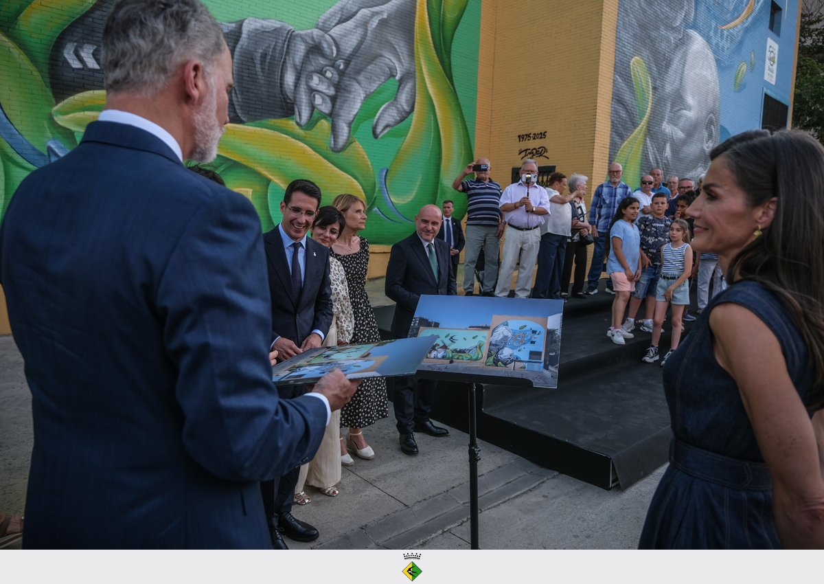 Els reis d'Espanya visiten Badia en el seu 50 aniversari