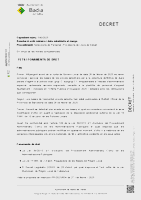 Decret de modificació de les bases
