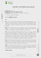 Decret d'aprovació de les bases reguladores del procés de selecció per a la constitució d'una borsa de treball de treballadors/res i educadors/res socials, subgrup A2