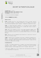 Aprovació provisional de la relació de persones admeses i excloses a la borsa d´arquitecte/a superior A1