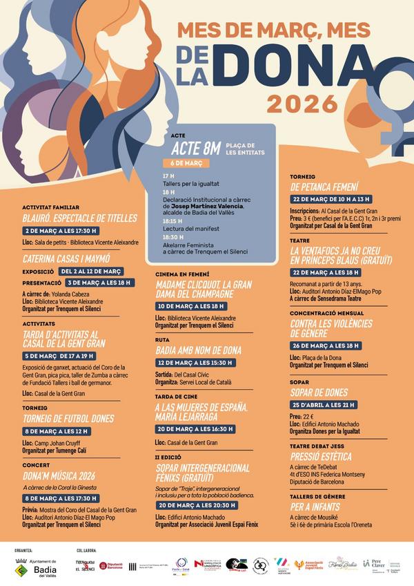 Cartell de les activitats