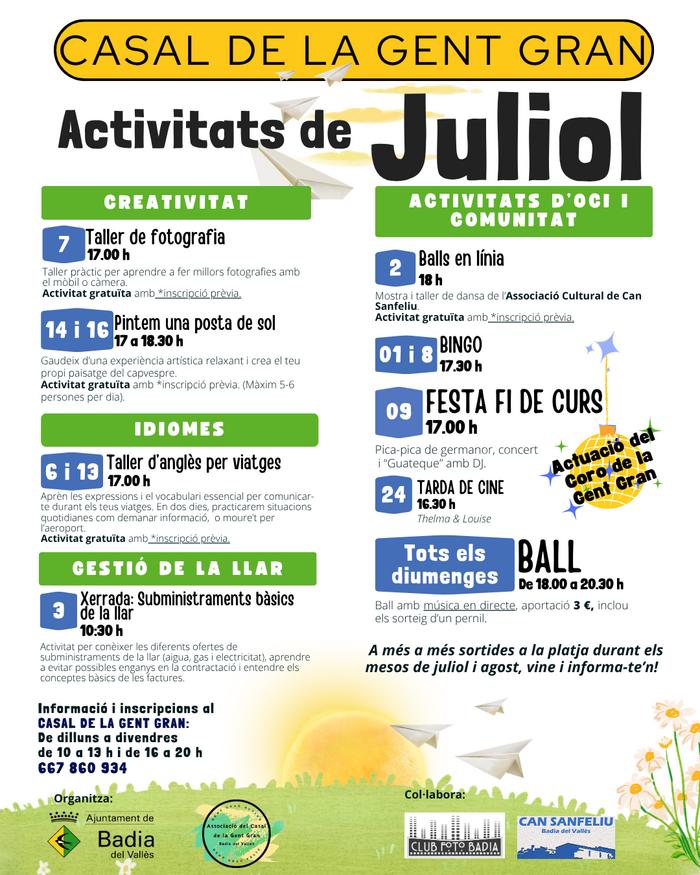 Cartell de l'activitat