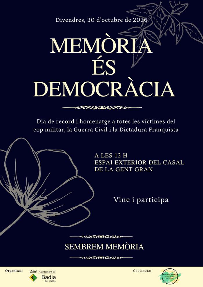 Cartell de l'activitat