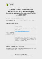 Informaci&oacute; sobre la convocat&ograve;ria