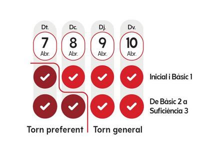Calendari d'inscripci&oacute;