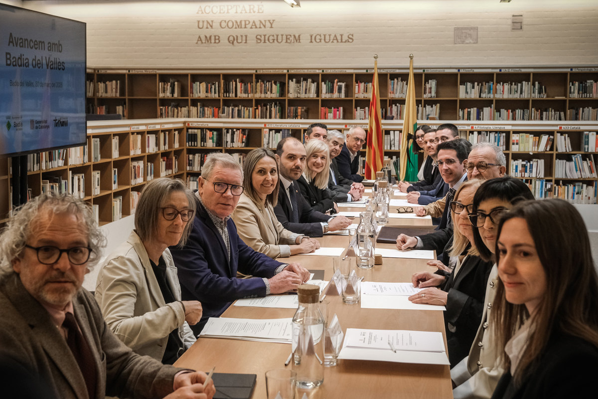 La Generalitat augmenta fins als 4,1 milions d'euros el finan�ament espec�fic de Badia